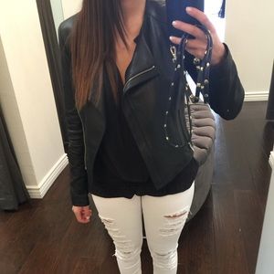 VEDA Leather Jacket size small